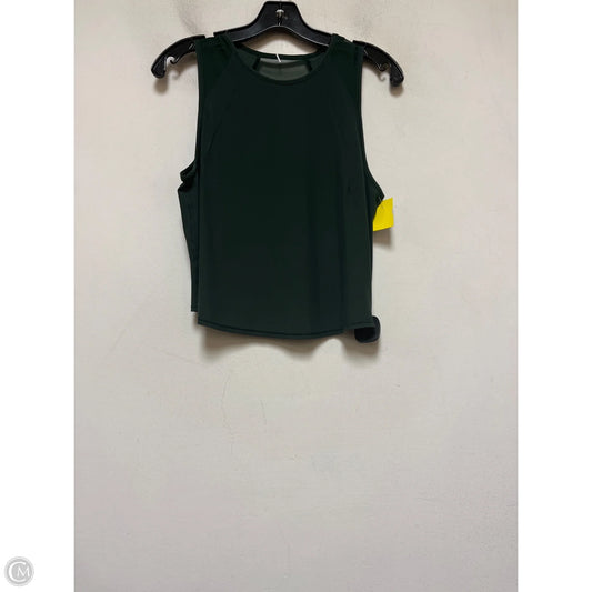 Athletic Tank Top By Lululemon In Green, Size: S