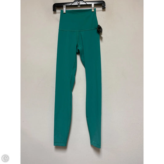 Athletic Leggings By Lululemon In Green, Size: 2