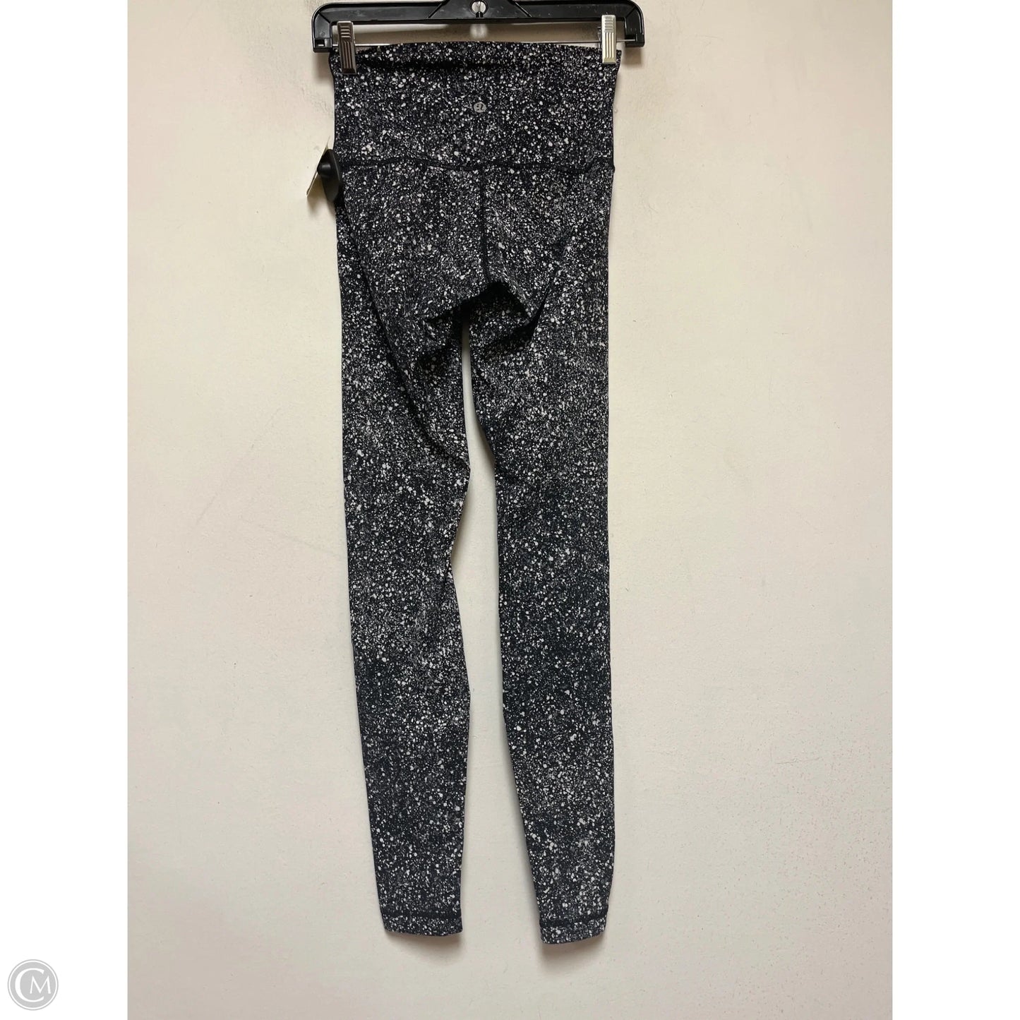 Athletic Leggings By Lululemon In Black & White, Size: 4