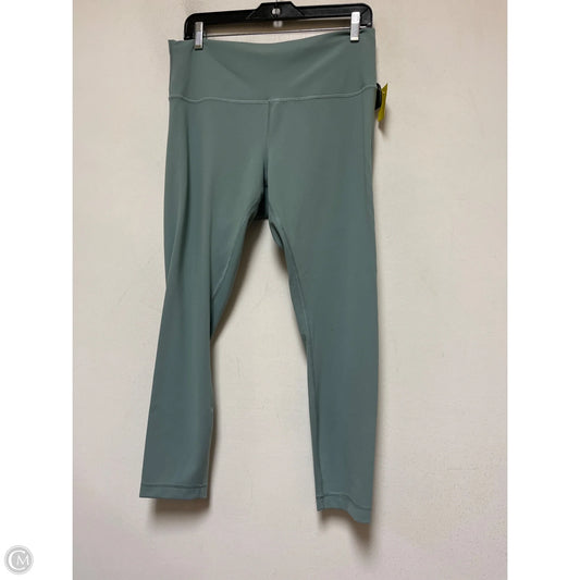 Athletic Leggings By Lululemon In Green, Size: 14
