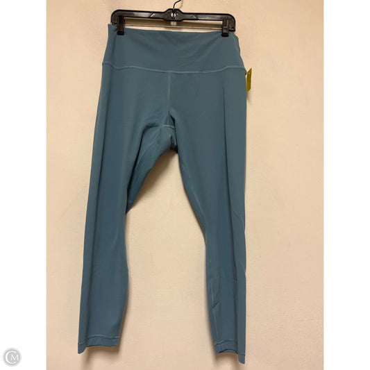 Athletic Leggings By Lululemon In Blue, Size: 14