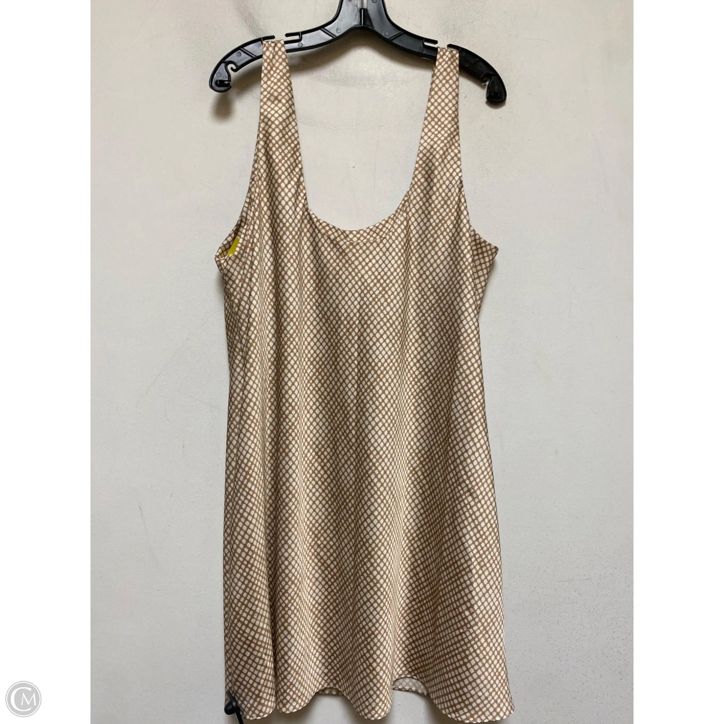 Dress Casual Short By Abercrombie And Fitch In Brown & Cream, Size: Xl