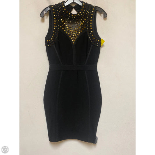 Dress Party Short By Marciano In Black & Gold, Size: S