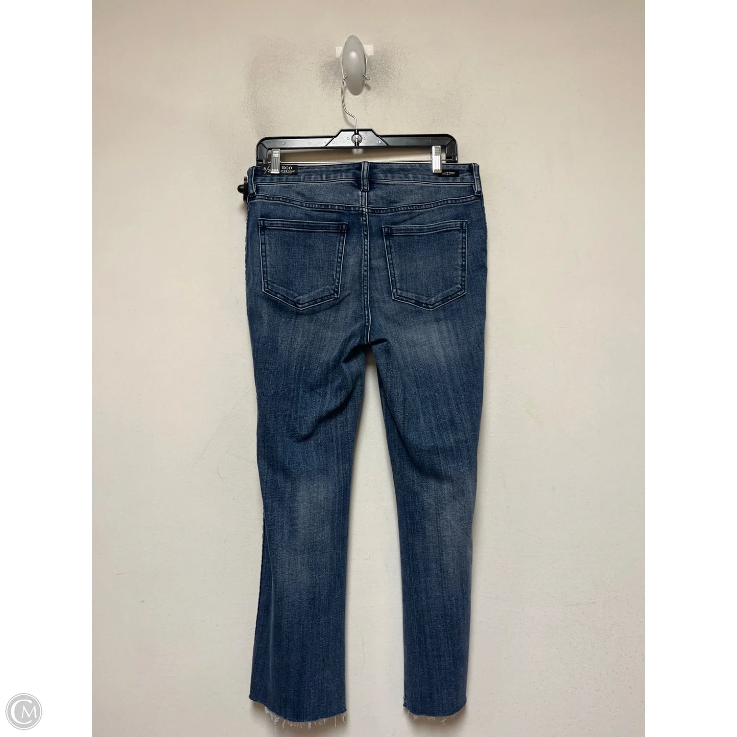 Jeans Straight By Liverpool In Blue Denim, Size: 8