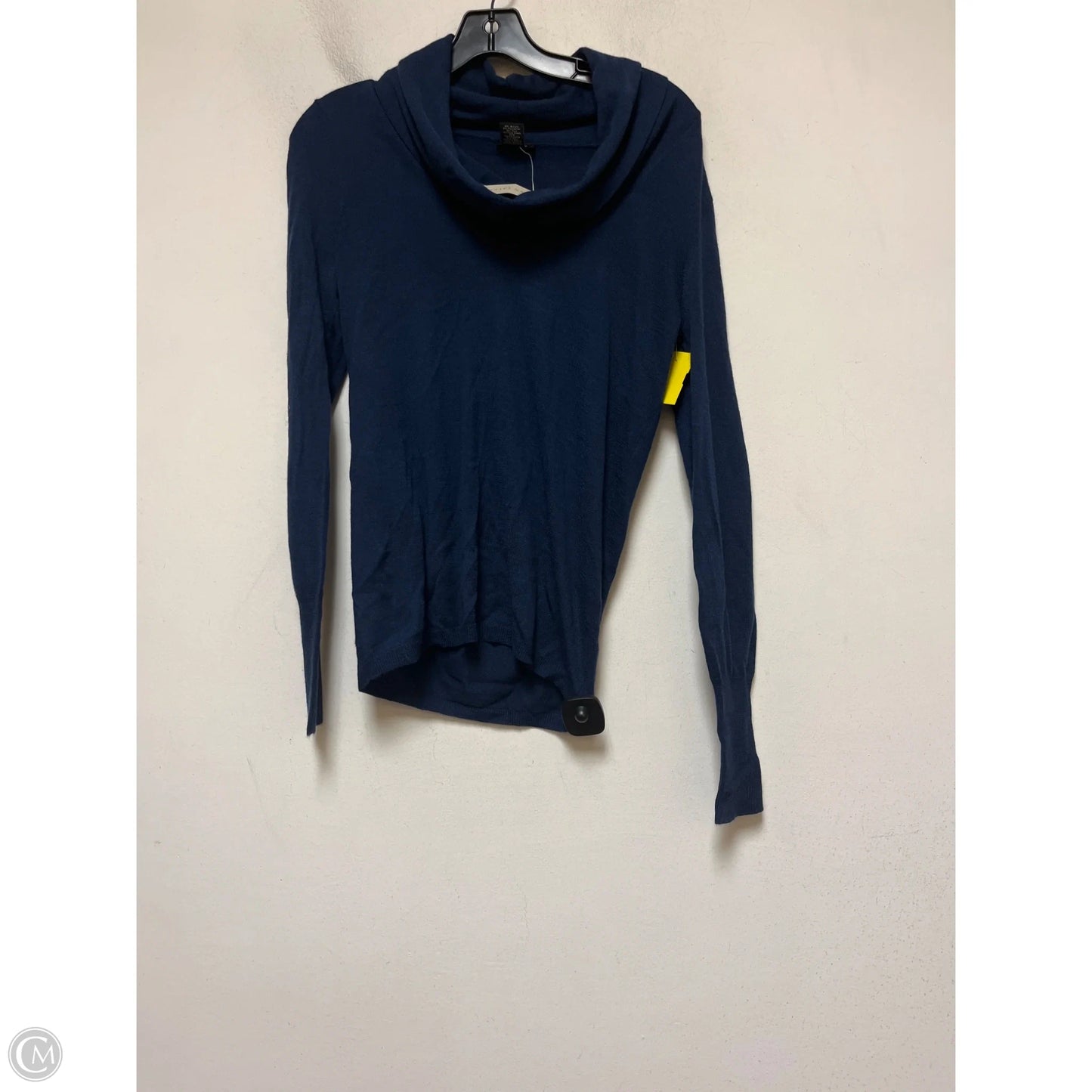 Top Long Sleeve By Ann Taylor In Navy, Size: Xs