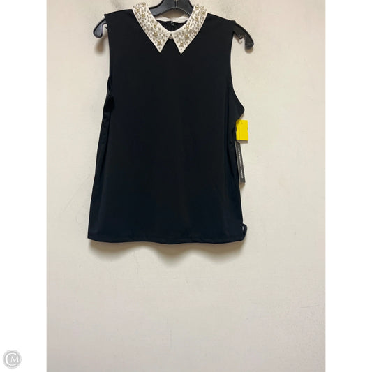 Top Sleeveless Designer By Karl Lagerfeld In Black & White, Size: S