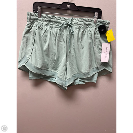 Athletic Shorts By Yogalicious In Green, Size: Xl