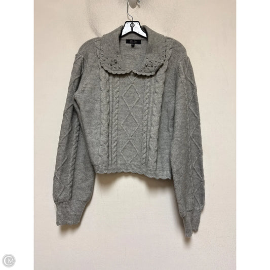 Sweater By Clothes Mentor In Grey, Size: Xl