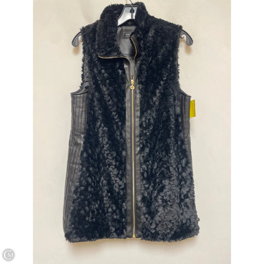 Vest Faux Fur & Sherpa By Marc New York In Black, Size: M