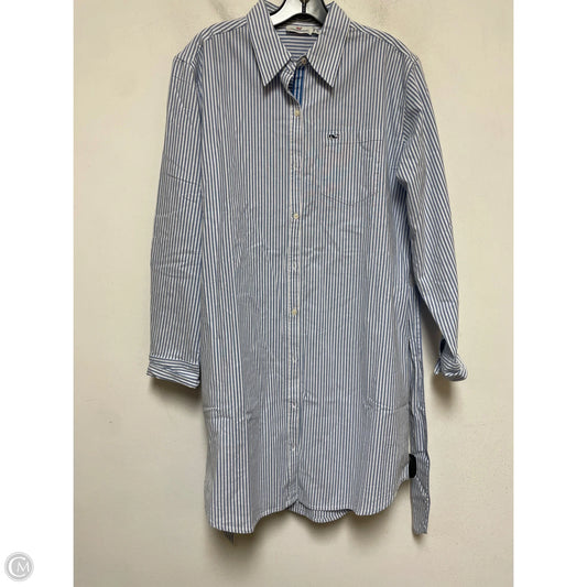 Dress Casual Short By Vineyard Vines In Striped Pattern, Size: M