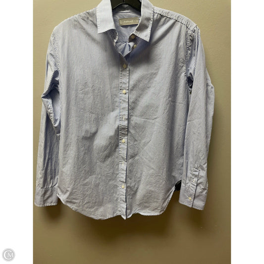 Top Long Sleeve By Everlane In Striped Pattern, Size: Xs