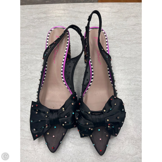Shoes Heels Block By Betsey Johnson In Animal Print, Size: 11