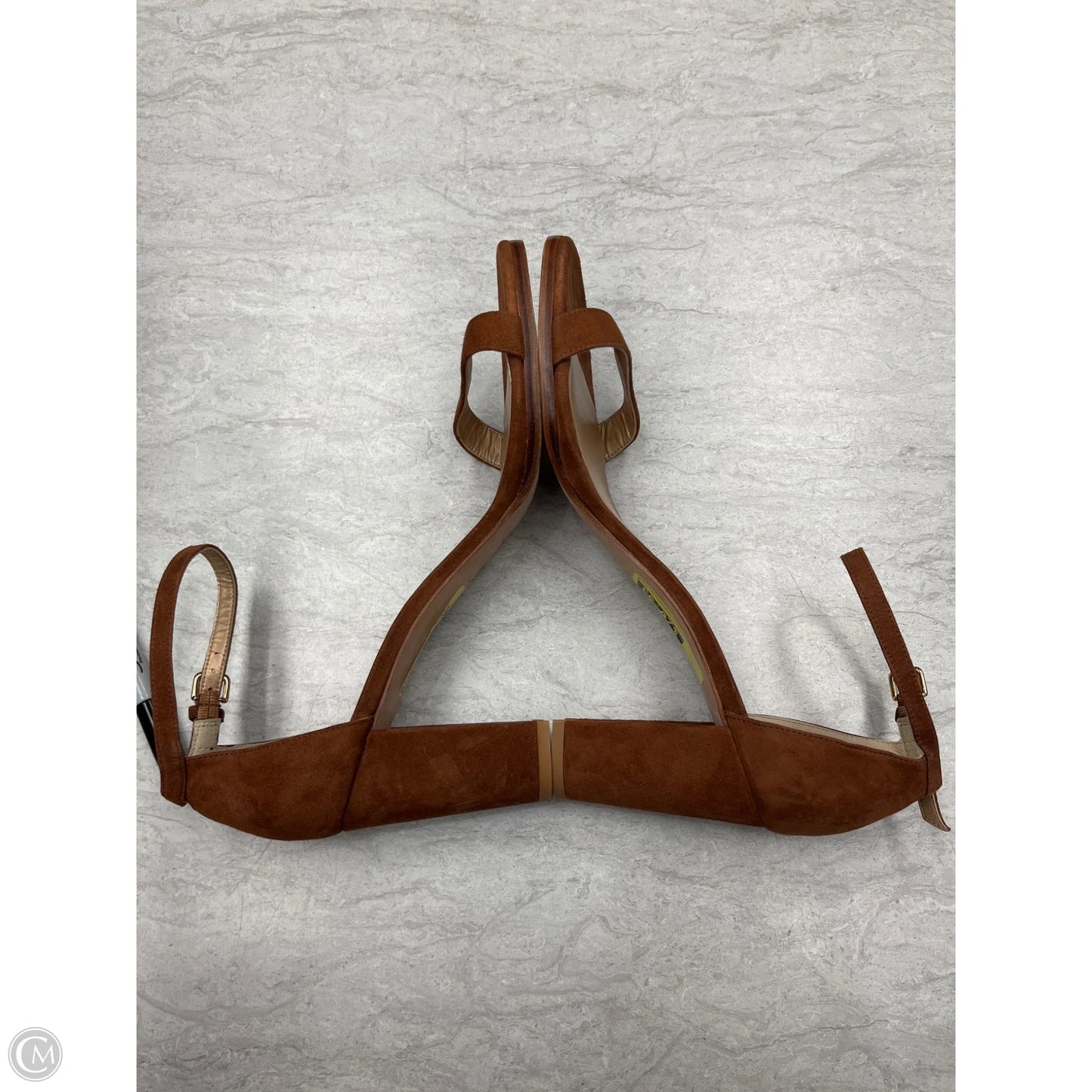 Sandals Designer By Stuart Weitzman In Brown, Size: 12