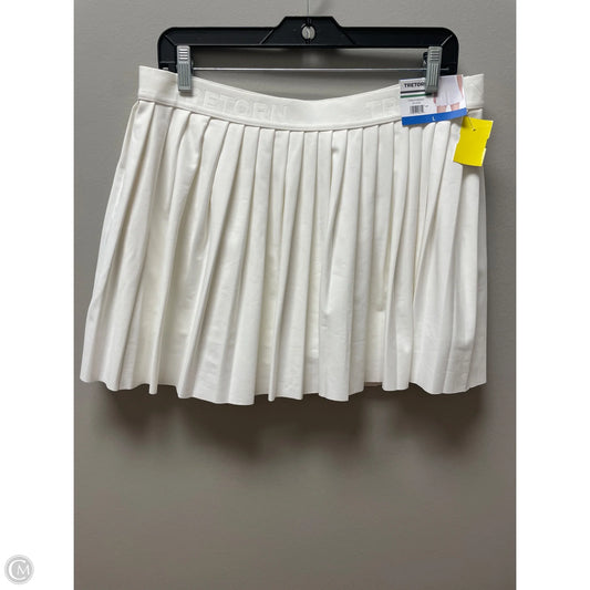 Athletic Skort By Tretorn In Ivory, Size: L