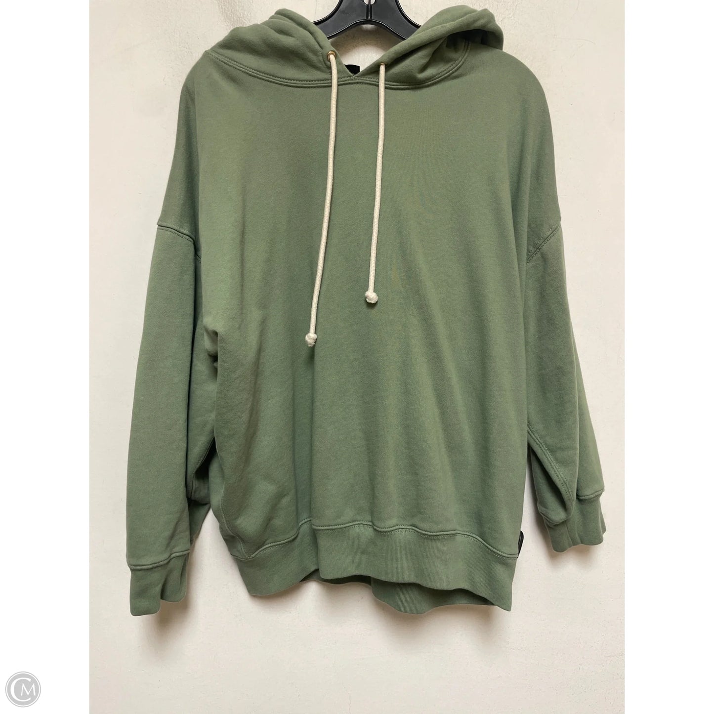 Sweatshirt Hoodie By J. Crew In Green, Size: Xs