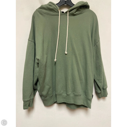 Sweatshirt Hoodie By J. Crew In Green, Size: Xs