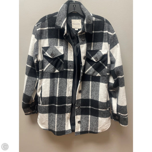 Jacket Shirt By Thread And Supply In Plaid Pattern, Size: Xs