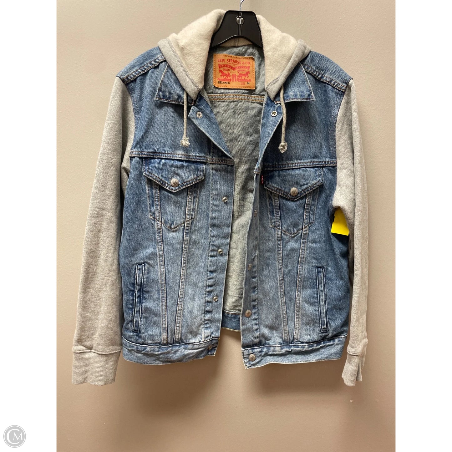 Jacket Denim By Levis In Blue Denim, Size: M