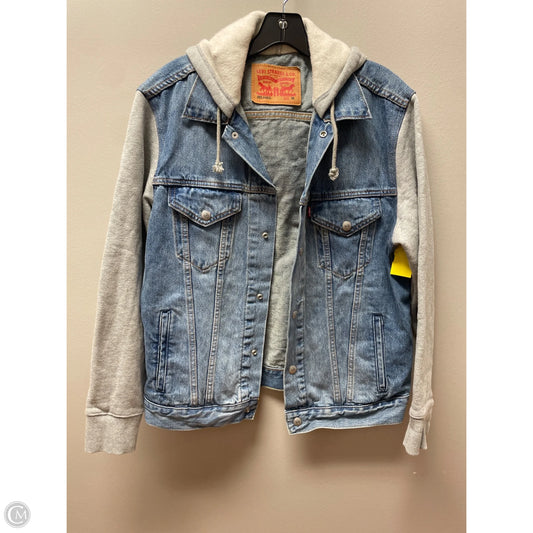 Jacket Denim By Levis In Blue Denim, Size: M