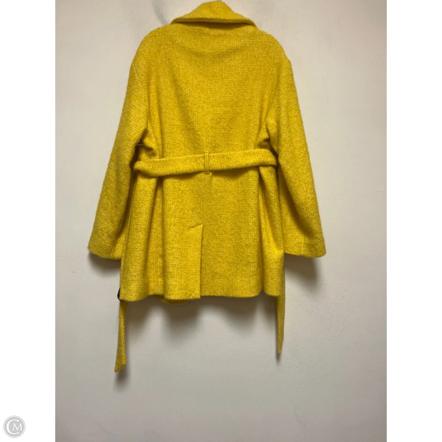 Coat Peacoat By Boden In Yellow, Size: Xl