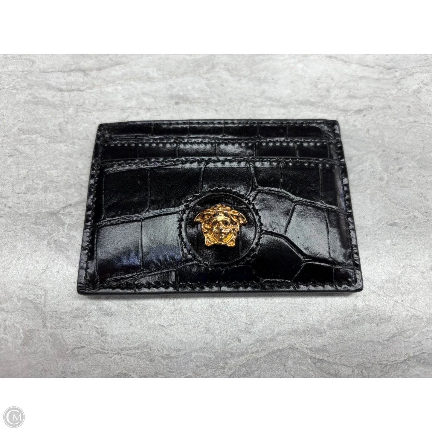 Wallet Luxury Designer By Versace, Size: Small