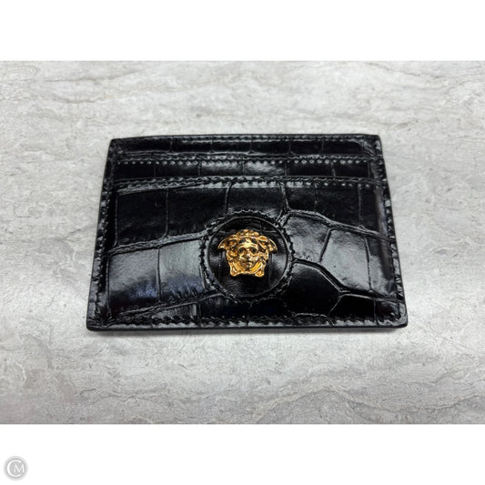 Wallet Luxury Designer By Versace, Size: Small