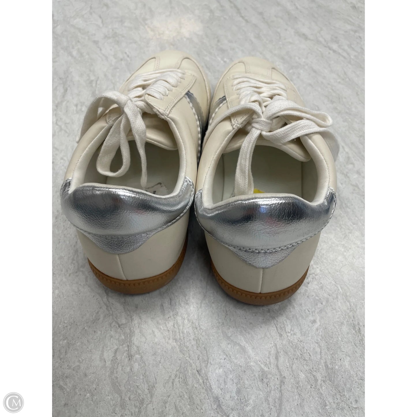 Shoes Sneakers By Mia In Cream, Size: 10