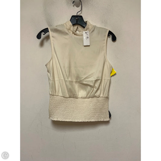 Top Sleeveless By Express In Cream, Size: Xs