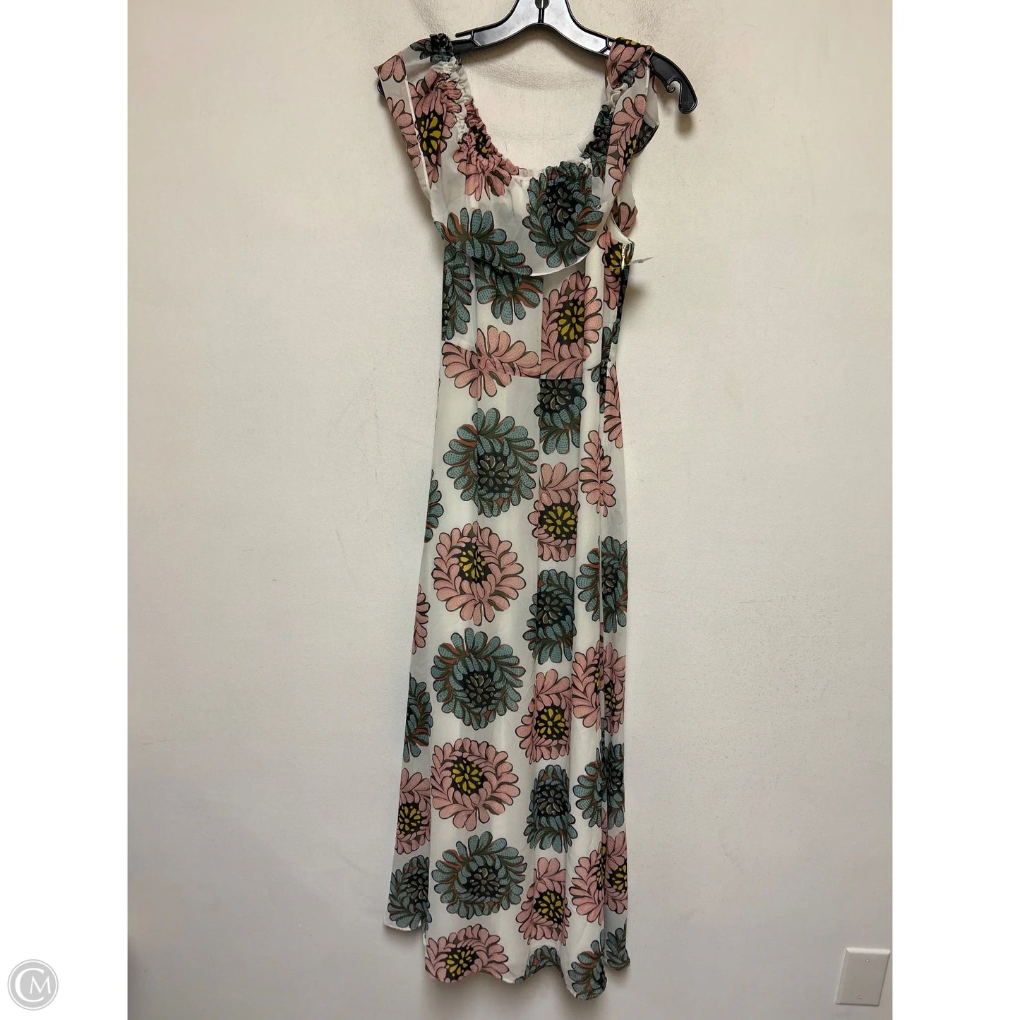 Dress Casual Maxi By Loft In Floral Print, Size: L
