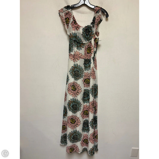 Dress Casual Maxi By Loft In Floral Print, Size: L