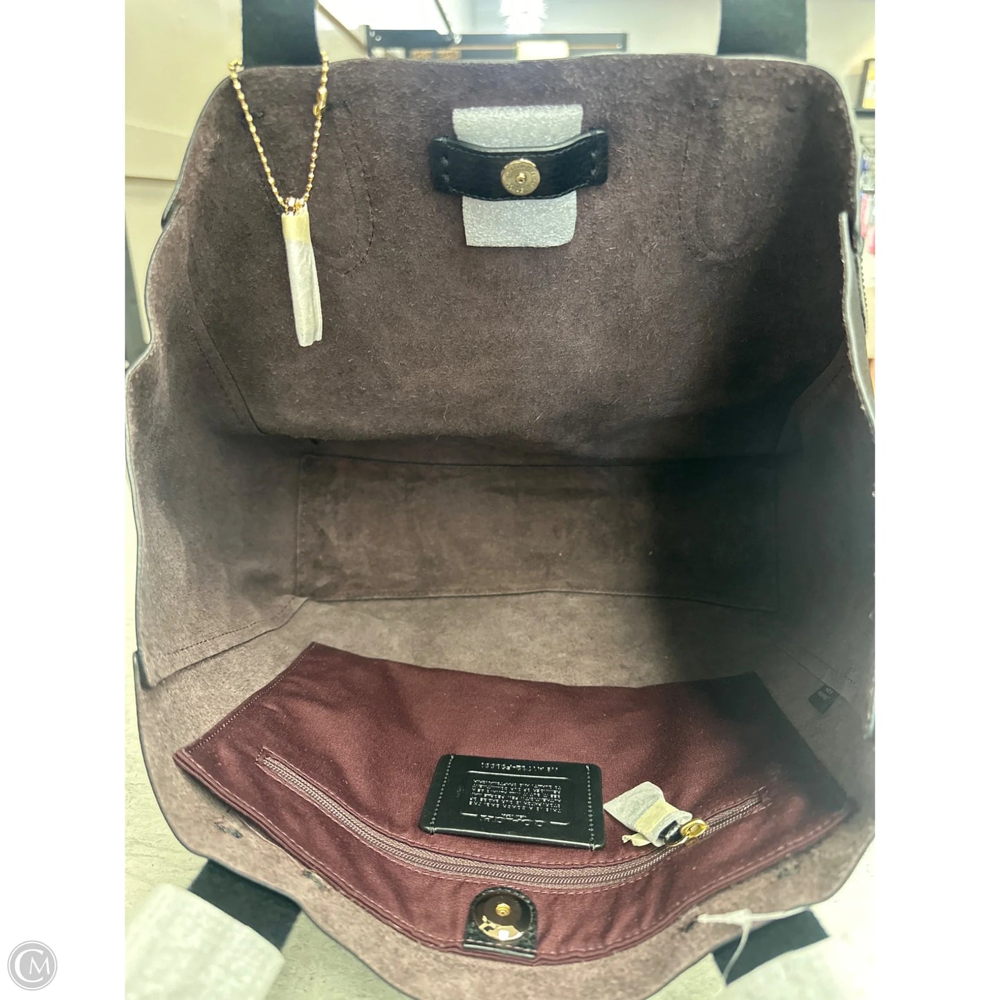 Handbag Designer By Coach, Size: Large