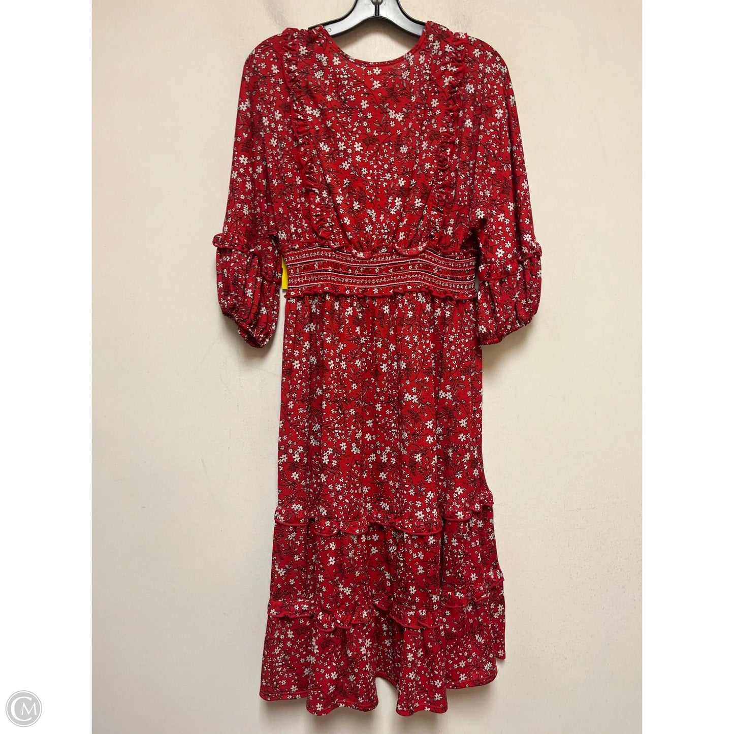 Dress Casual Midi By Max Studio In Floral Print, Size: L