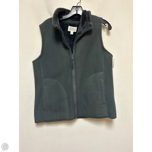 Vest Faux Fur & Sherpa By Market & Spruce In Grey, Size: L