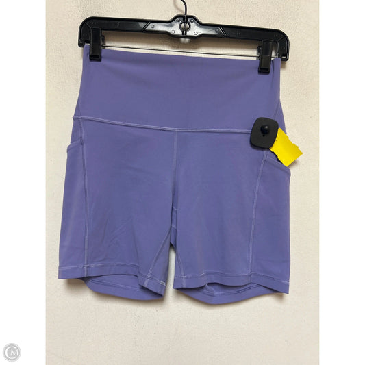 Athletic Shorts By Lululemon In Purple, Size: 8