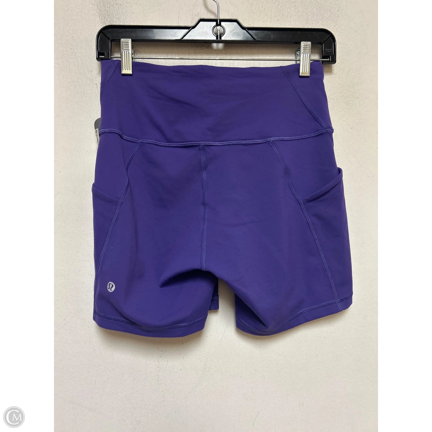Athletic Shorts By Lululemon In Purple, Size: 8