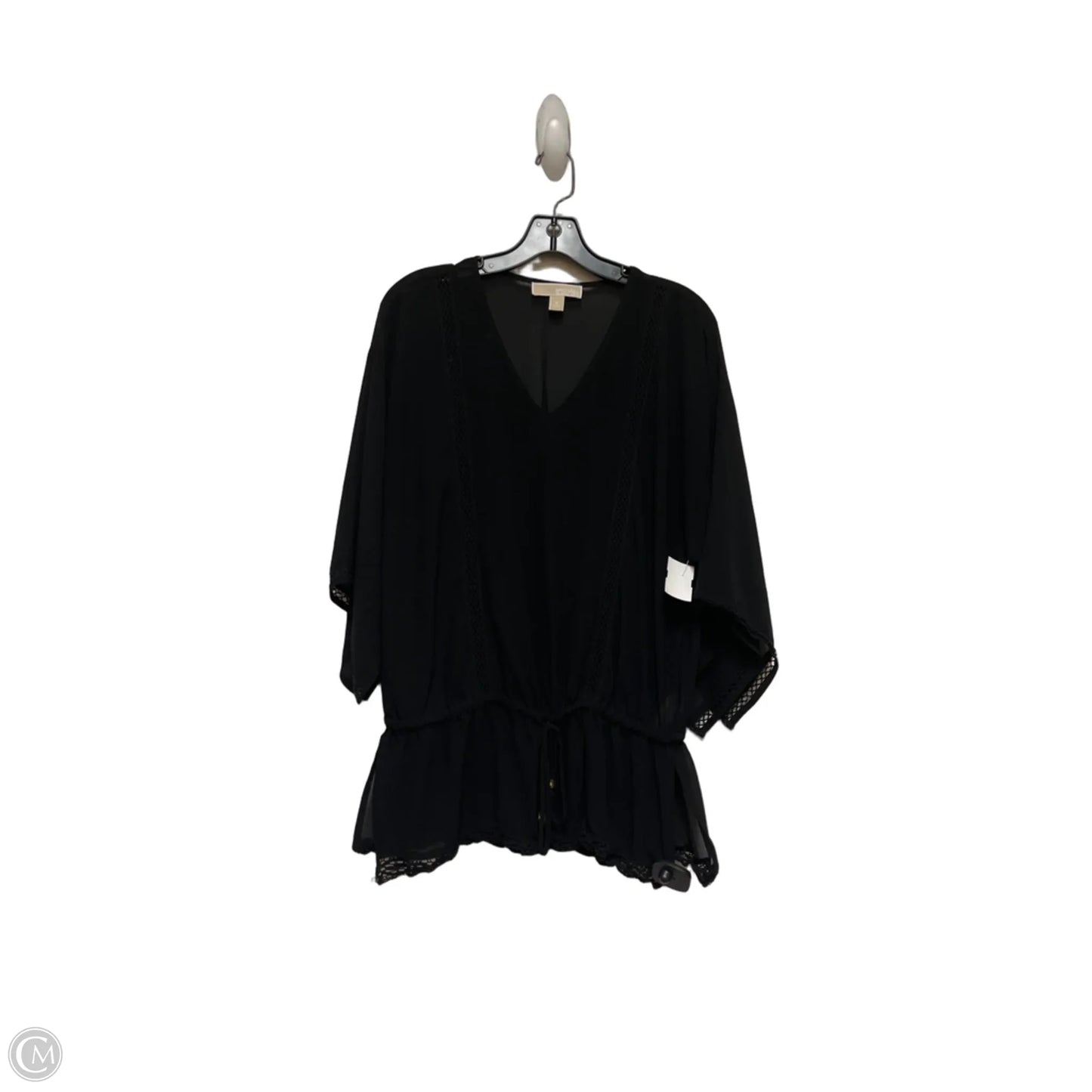 Top Long Sleeve By Michael By Michael Kors In Black, Size: M