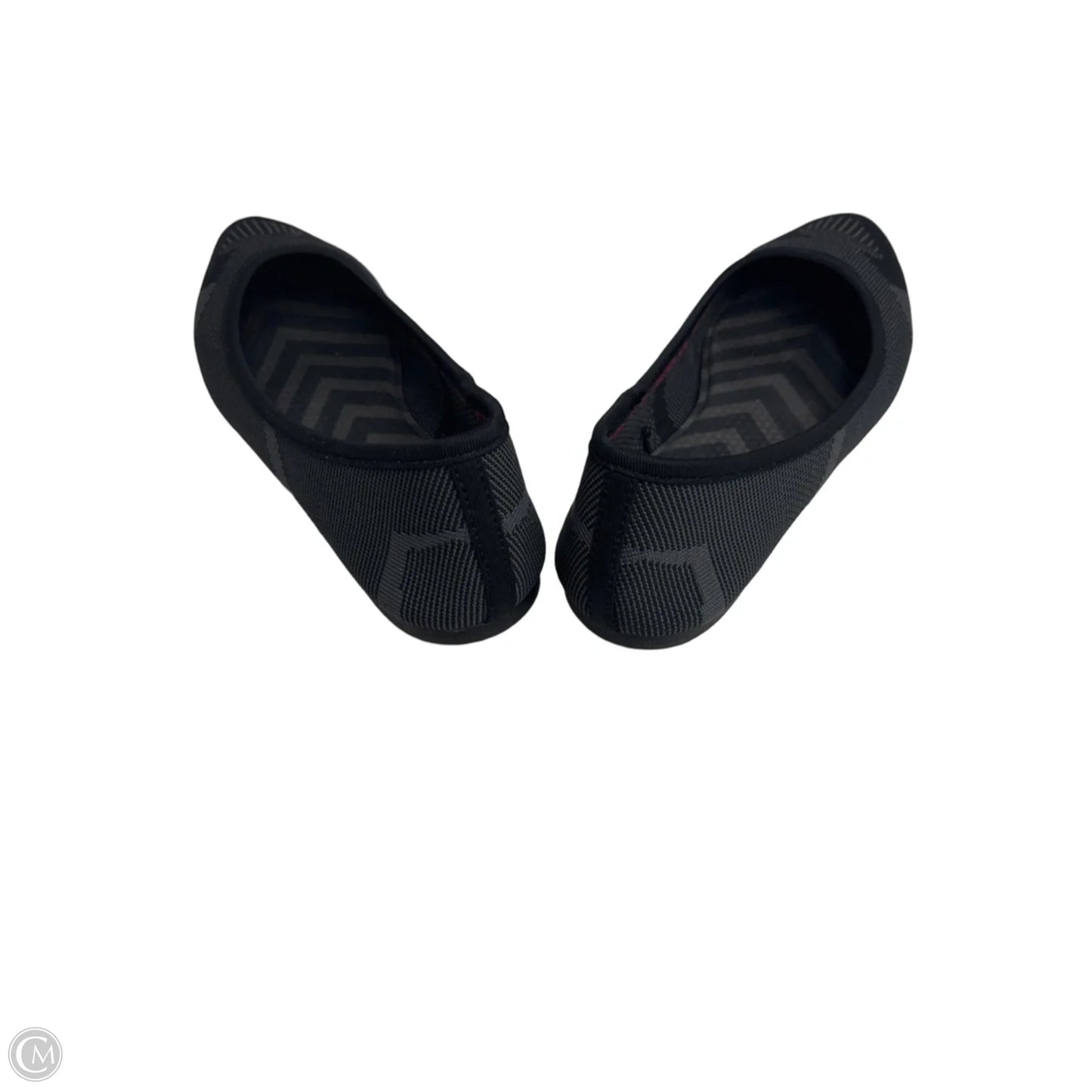 Shoes Flats By Skechers In Black & Grey, Size: 8.5