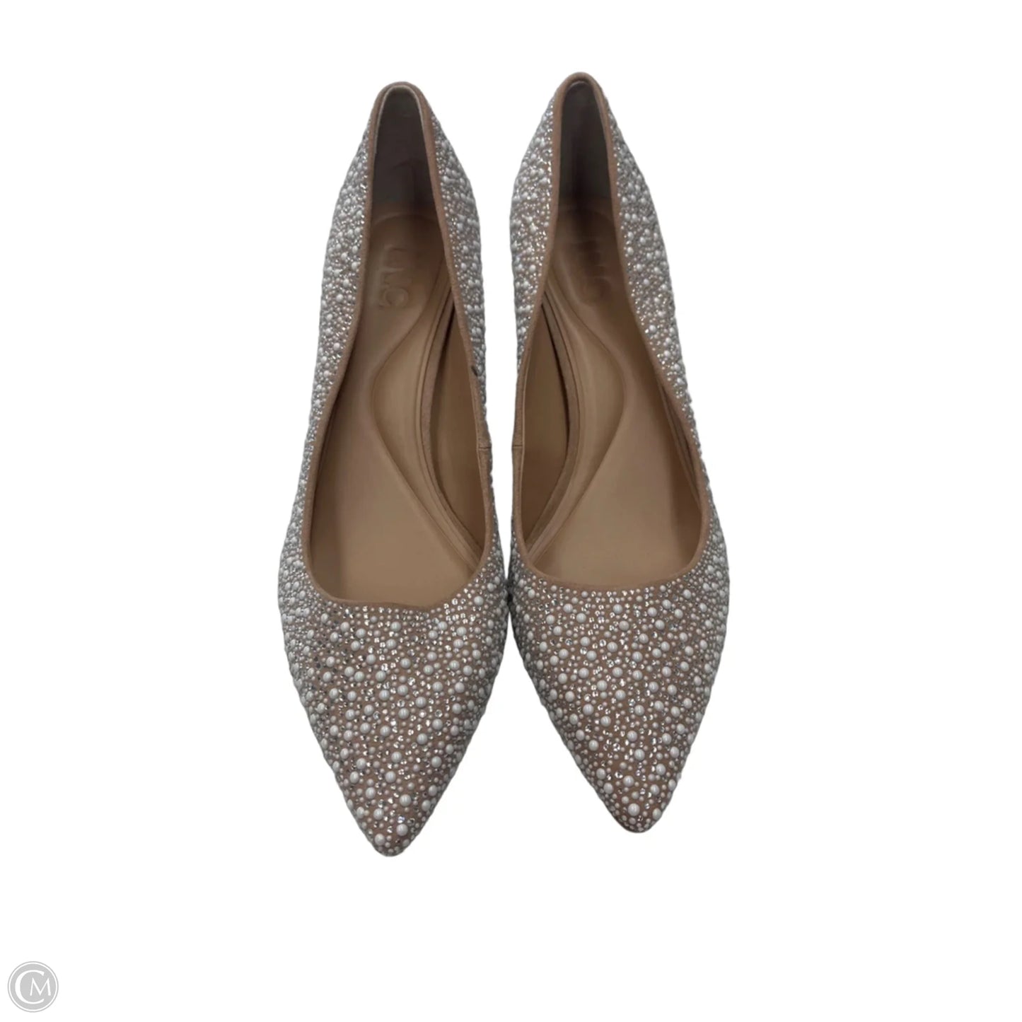 Sandals Heels Stiletto By International Concepts In Cream, Size: 12