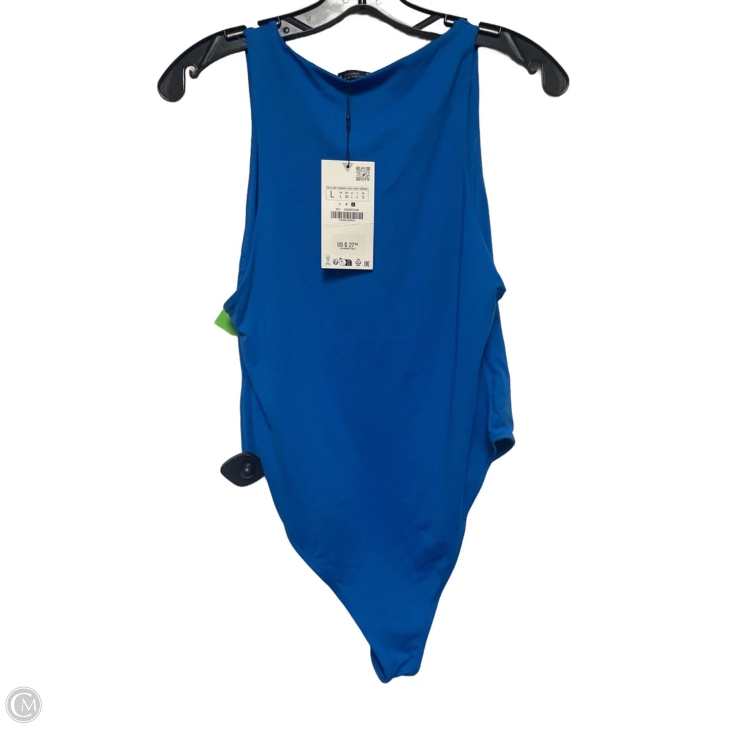 Bodysuit By Zara In Blue, Size: L