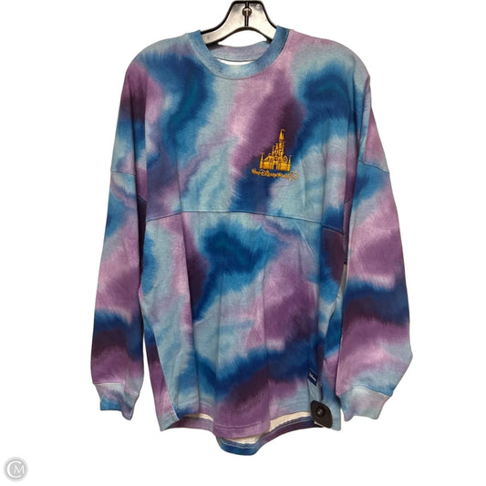 Top Long Sleeve By Disney Store In Blue & Purple, Size: Xs
