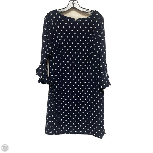 Dress Designer By Karl Lagerfeld In Polkadot Pattern, Size: M