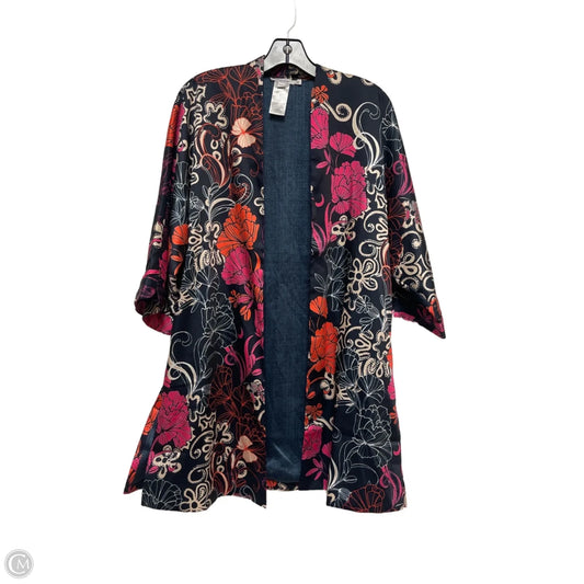 Kimono By Chicos In Floral Print, Size: Xxs