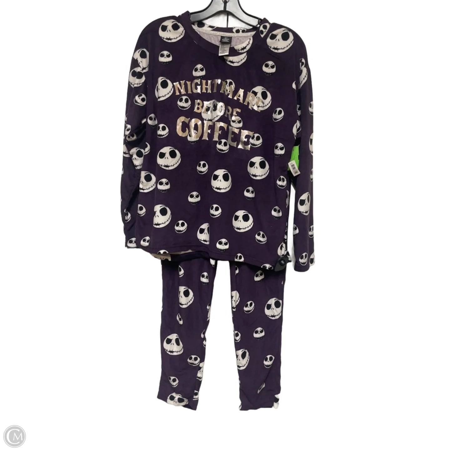 Pajamas 2pc By Disney In Purple, Size: S