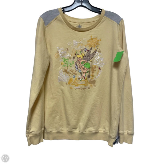 Top Long Sleeve By Disney Store In Yellow, Size: M