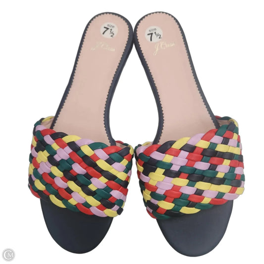 Sandals Flats By J. Crew In Blue, Size: 7.5