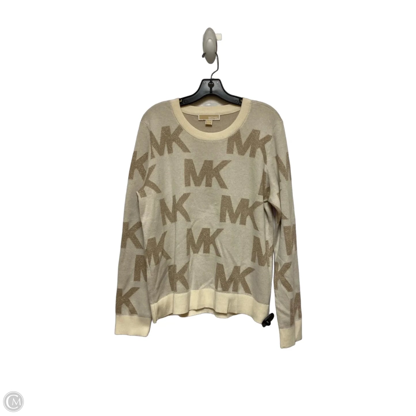 Sweatshirt Crewneck By Michael By Michael Kors In Bronze, Size: Xl
