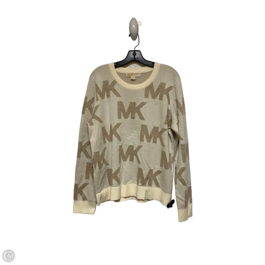 Sweatshirt Crewneck By Michael By Michael Kors In Bronze, Size: Xl