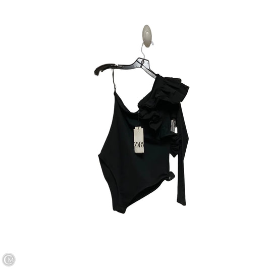 Bodysuit By Zara In Black, Size: M