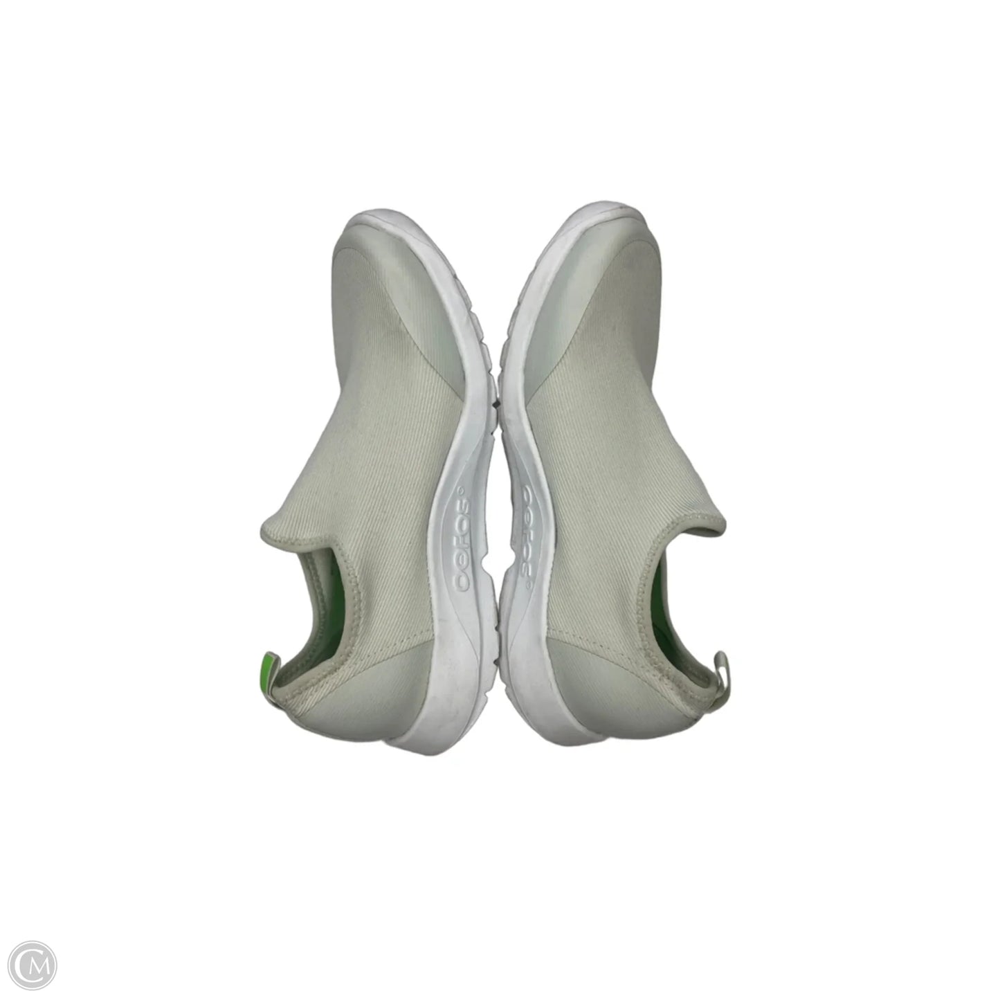 Shoes Flats By Oofos In Green, Size: 7.5