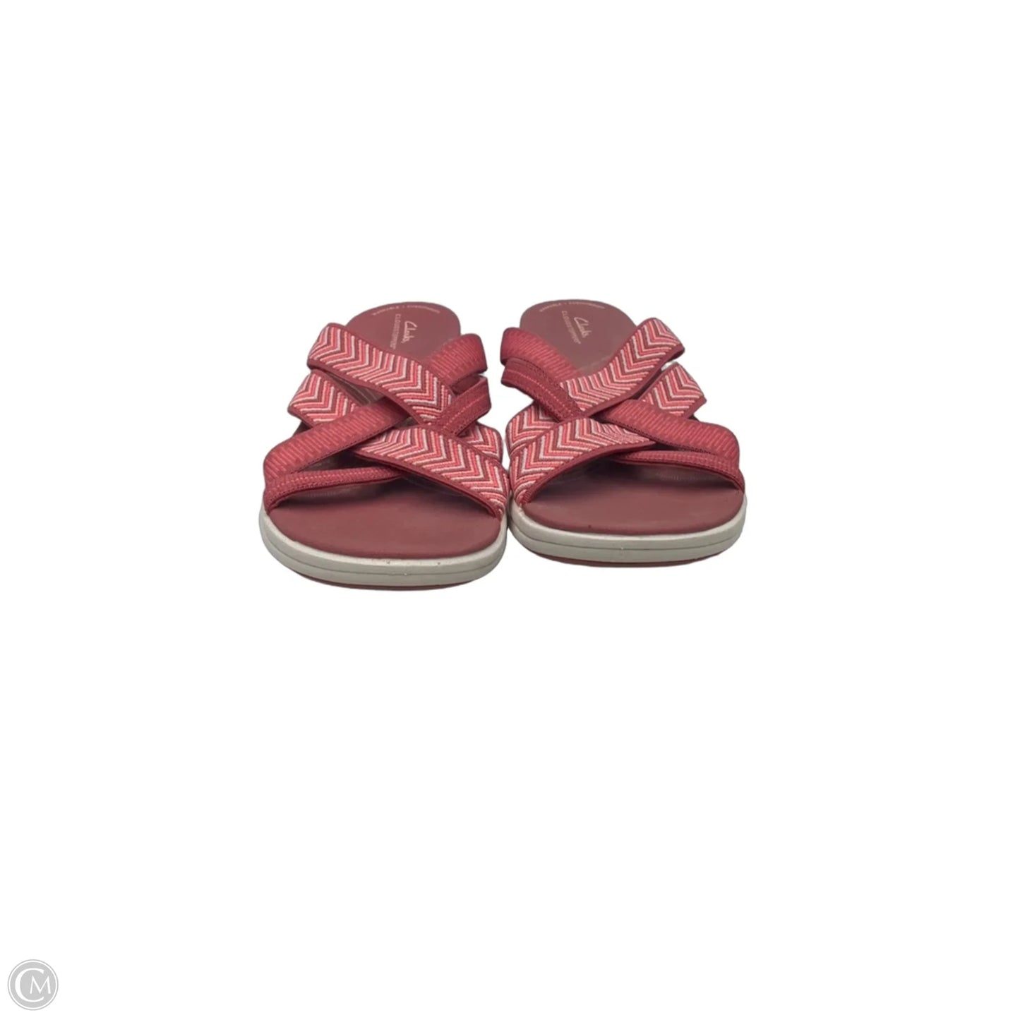 Sandals Flats By Clarks In Pink, Size: 8.5